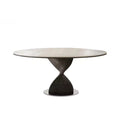Modern Luxury Nordic Round Wooden Dining Table for Home or Restaurant Use