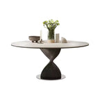Modern Luxury Nordic Round Wooden Dining Table for Home or Restaurant Use