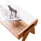 Wholesale Funiture Design Modern Glass Table Wooden Style Sets Tea Table Living Room Coffee Tables