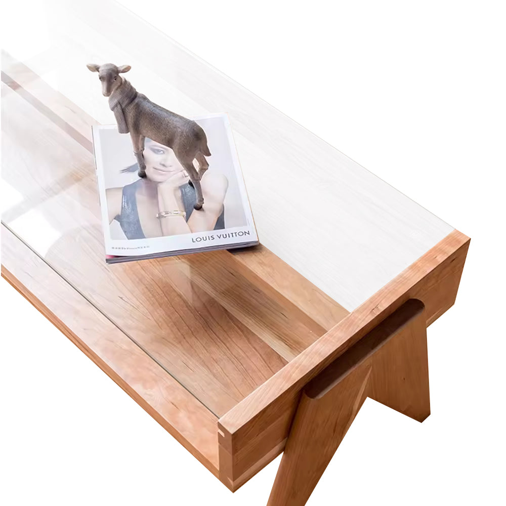 Wholesale Funiture Design Modern Glass Table Wooden Style Sets Tea Table Living Room Coffee Tables
