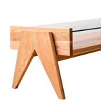 Wholesale Funiture Design Modern Glass Table Wooden Style Sets Tea Table Living Room Coffee Tables