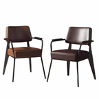 Nordic Retro Modern Hotel Meeting Reception Armchair Iron Casual Western Restaurant Chair Soft Sponge Bar Home Furniture Dining