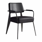Nordic Retro Modern Hotel Meeting Reception Armchair Iron Casual Western Restaurant Chair Soft Sponge Bar Home Furniture Dining