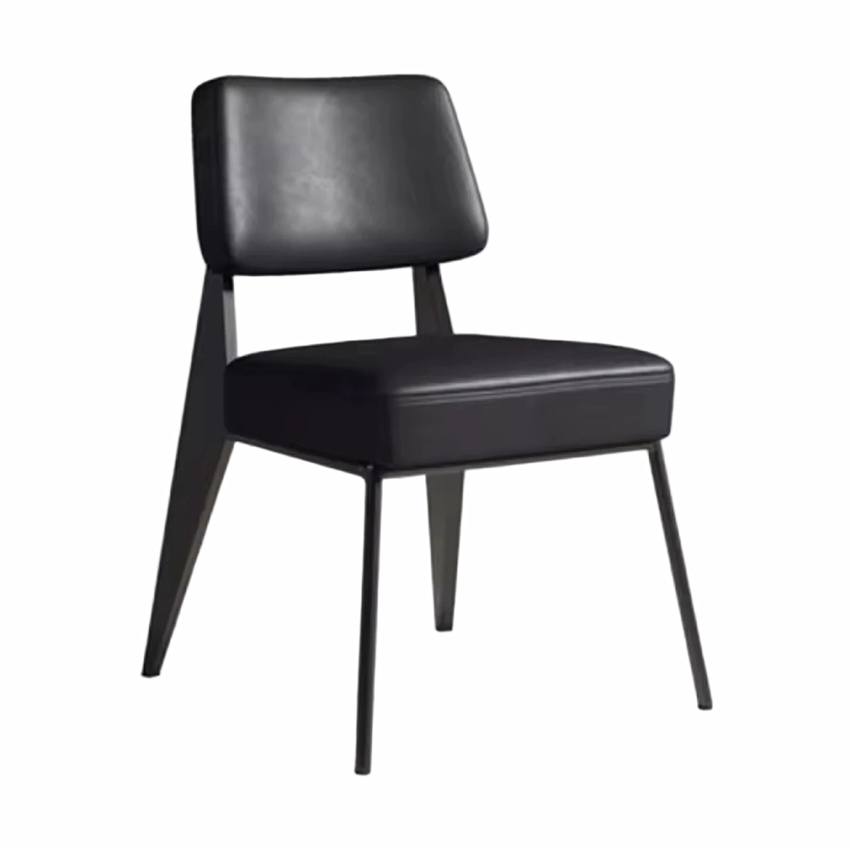 Nordic Retro Modern Hotel Meeting Reception Armchair Iron Casual Western Restaurant Chair Soft Sponge Bar Home Furniture Dining