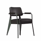 Nordic Retro Modern Hotel Meeting Reception Armchair Iron Casual Western Restaurant Chair Soft Sponge Bar Home Furniture Dining
