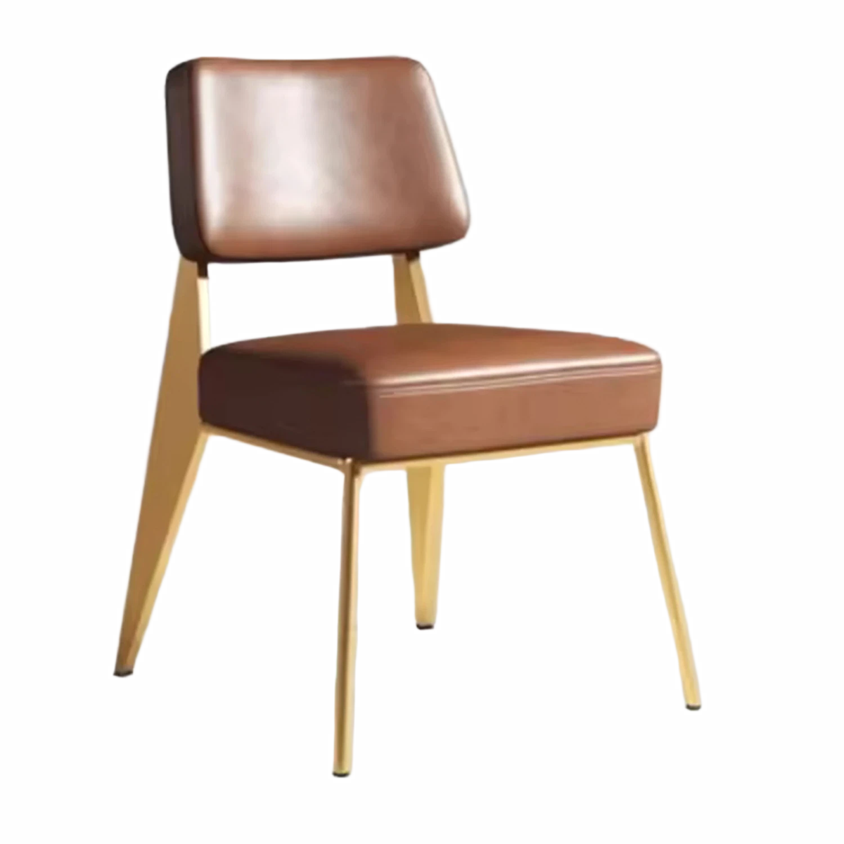 Nordic Retro Modern Hotel Meeting Reception Armchair Iron Casual Western Restaurant Chair Soft Sponge Bar Home Furniture Dining