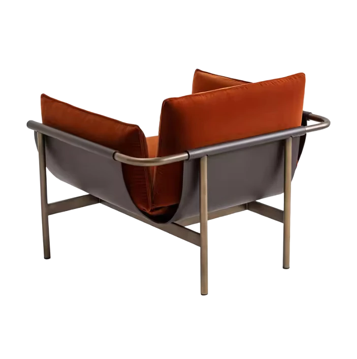 Modern Design Luxury Customized Italian High End Armchair Villa Sofas Velvet Leather Sofa Set Living Room Furniture