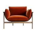Modern Design Luxury Customized Italian High End Armchair Villa Sofas Velvet Leather Sofa Set Living Room Furniture