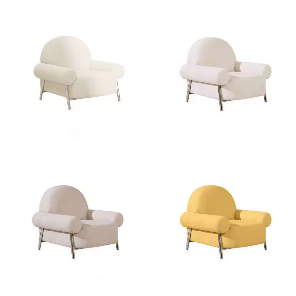 Entry Lux Comfortable Lazy Single Sofa Living Room Balcony Leisure Chair Celebrity Small-sized Sofa for Living Room
