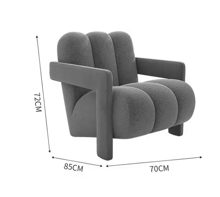 Wholesale Factory Price Modern Lazy Sofa Chair Balcony Chair Luxury Single Leisure Sofa Chair for Hotel Bedroom Lounge