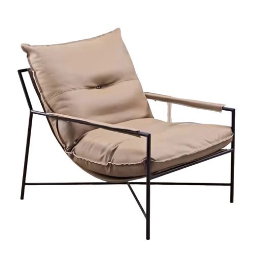 Classical Comfortable Medieval Armchairs Leather Waiting Chairs for Hotel and Café