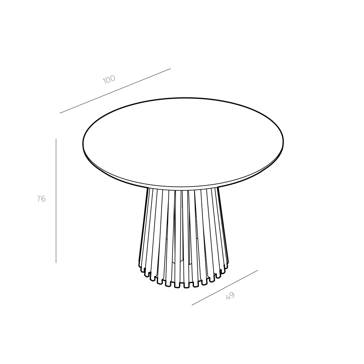 Dinning Table Palisade 4P