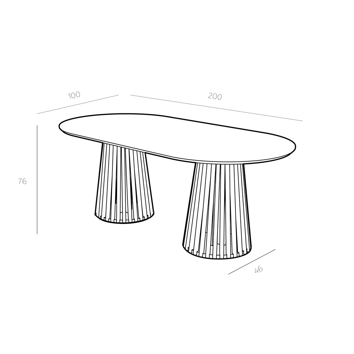 Dinning Table Palisade Six Persons