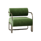 Latest Style Single Sofa Chair Living Room Hotel Homestay Reception Sofa Velvet Fabric Table and Chair Set