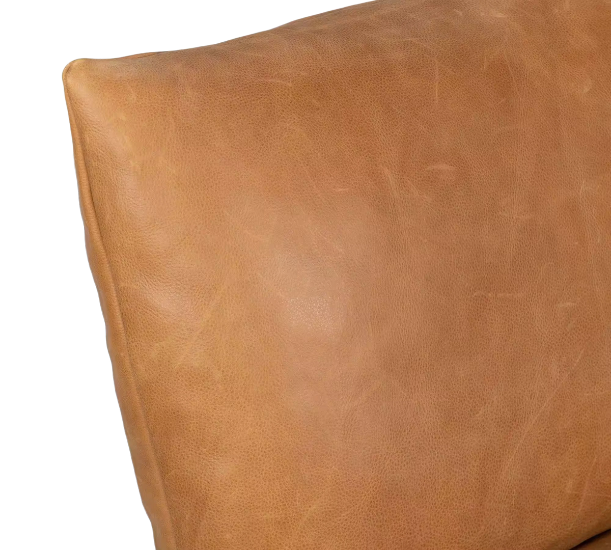 Modern Leather Living Room Chair Luxury Leather Chair Metal Frame