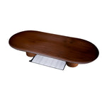 High Quality Nordic Luxury Modern Hotel Furniture Solid Wood Oval Dining Table