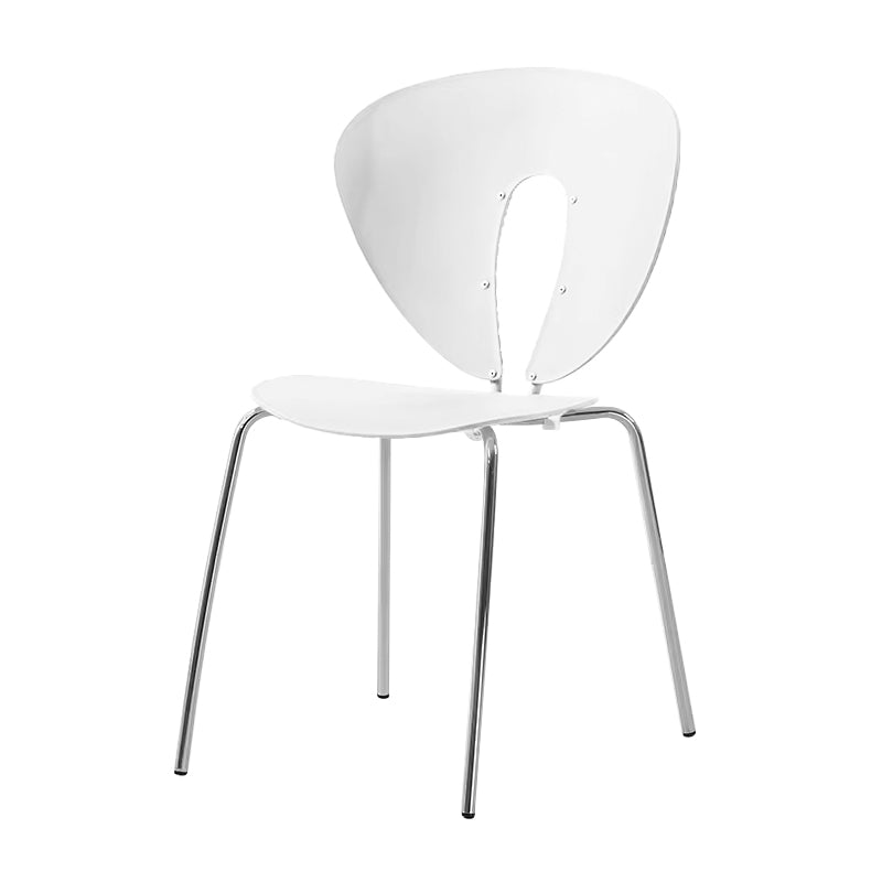 Comfortable Modern Nordic Style Plastic Dining Chairs Home Light Luxury Chair Italian Restaurant Backrest Chairs for Dining Room