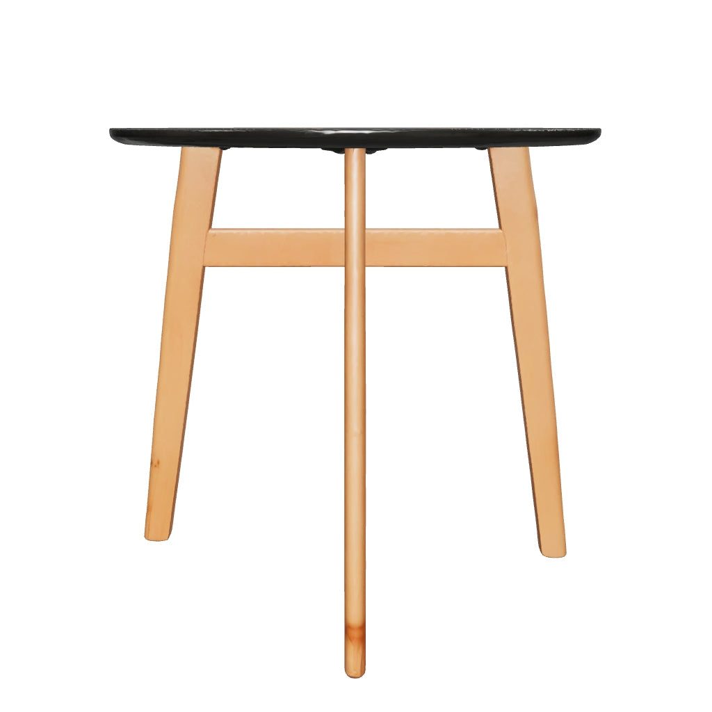 Modern Home Kitchen Restaurant Furniture Simple MDF Top Round Wood White Oak Dining Table