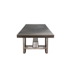 Sassanid New Arrival French Contemporary Indoor Solid Wood Davos Oak Rectangular Extension Dining Table