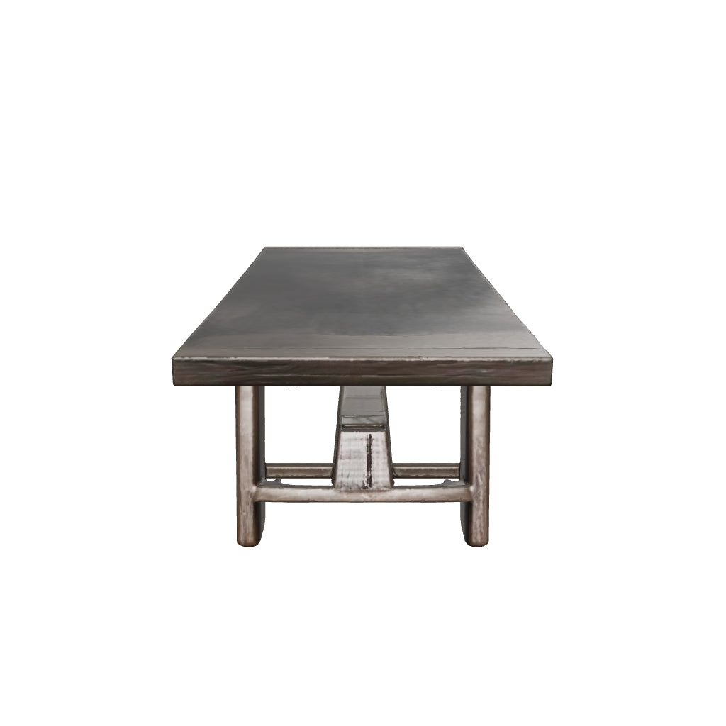 Sassanid New Arrival French Contemporary Indoor Solid Wood Davos Oak Rectangular Extension Dining Table