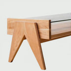 Wholesale Funiture Design Modern Glass Table Wooden Style Sets Tea Table Living Room Coffee Tables
