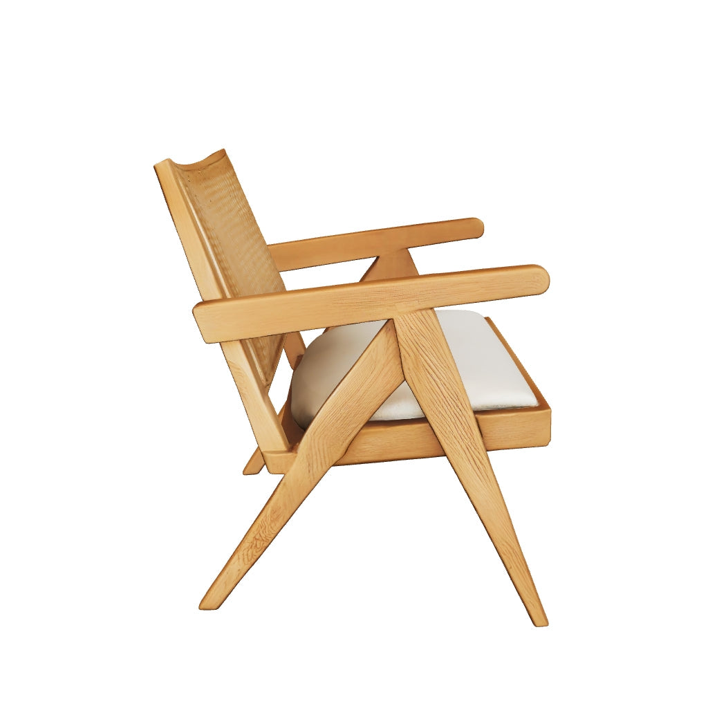 Wood Armchair Sandama Natural