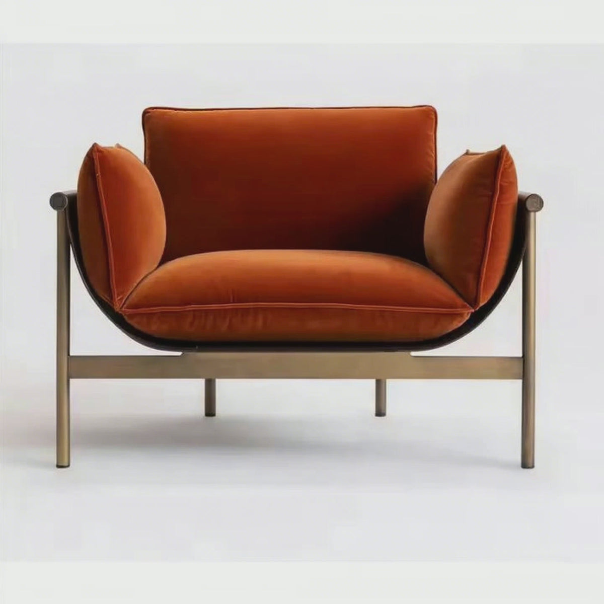 Modern Design Luxury Customized Italian High End Armchair Villa Sofas Velvet Leather Sofa Set Living Room Furniture