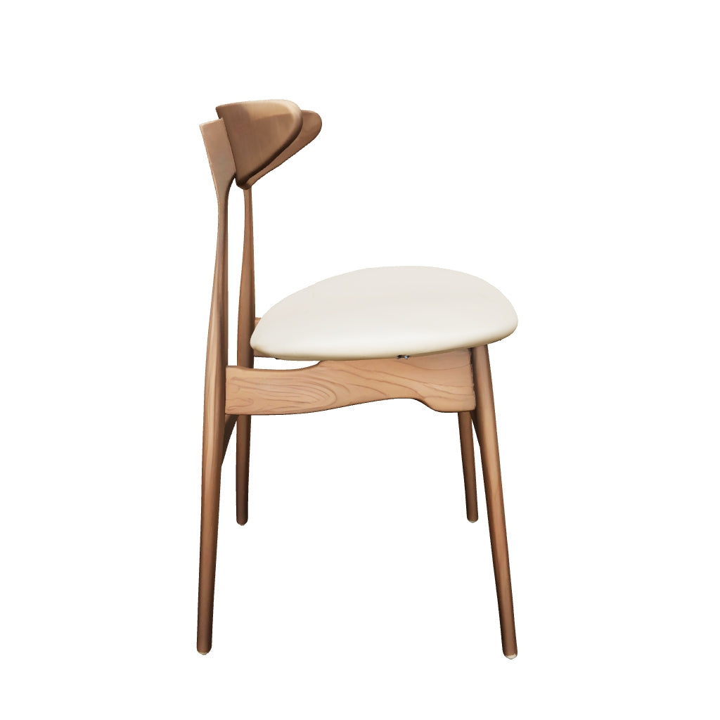 Wood Dinning Chair Hans Cream