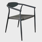 Tasmine Armchair Grey Aluminum