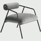 Factory Direct Commercial Relaxing Chair Cotton and Hemp Arm Portable Iron Living Room Luxury Artist Style Sofa Chair