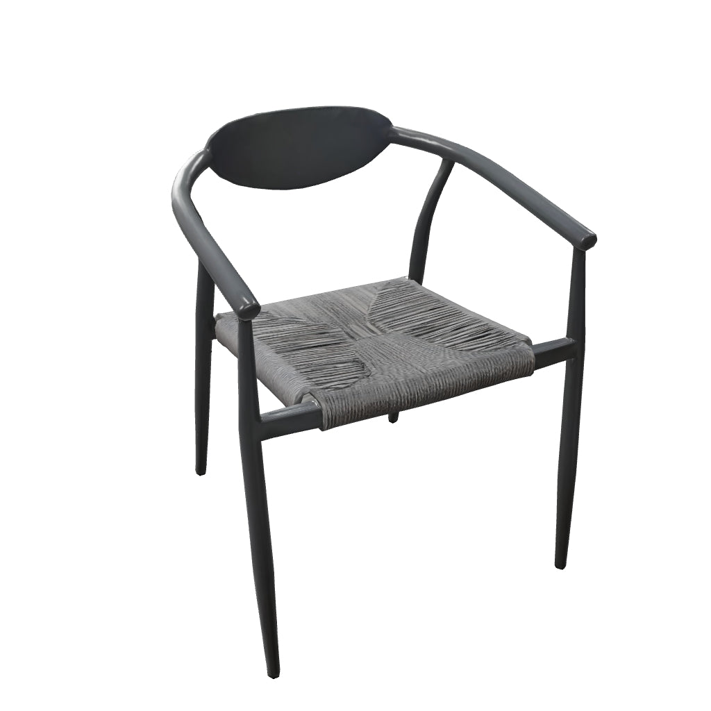Tasmine Armchair Grey Aluminum