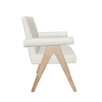 Sassanid OEM Iconic Chandigarh Chair American Dining Room Jakob Fabric Dining Armchair