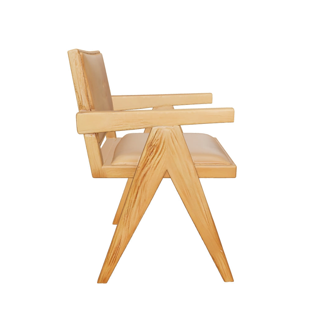 Sassanid OEM Iconic Chandigarh Chair American Dining Room Jakob Framed Fabric Dining Armchair