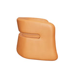 Sassanid OEM Modern Norwegian Sculptural Design Luxury Living Room Furnishing Gia Open Back Leather Chair