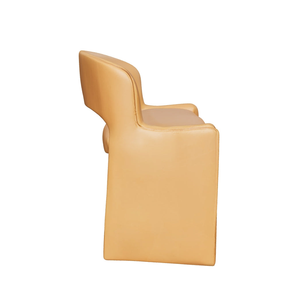 Sassanid OEM Postmodern Profile American Dining Room Set Corta Leather Dining Side Chair