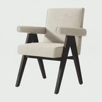 Sassanid OEM Iconic Chandigarh Chair American Dining Room Jakob Fabric Dining Armchair