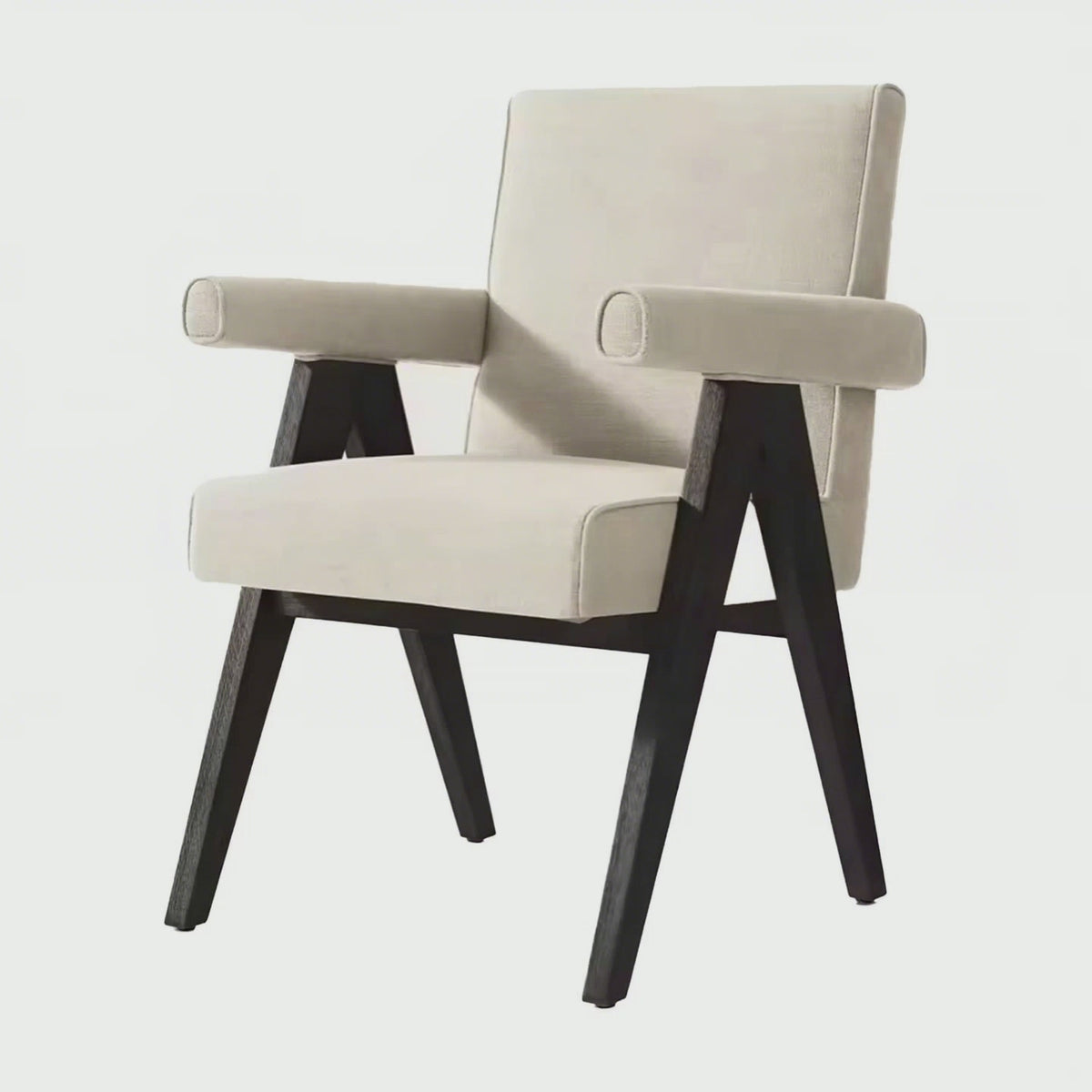 Sassanid OEM Iconic Chandigarh Chair American Dining Room Jakob Fabric Dining Armchair