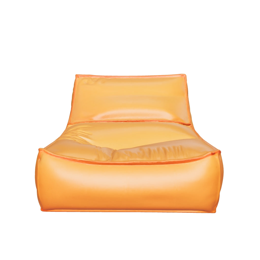 Comfortable Living Room Removable Lazy Chair Upholstery PU Leather Leisure Sofa Chair with Ottoman