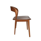 Sassanid OEM Factory Supply Dining Room Furniture American Hemingway Armchair Leather Dining Chair