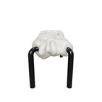 Factory Price Home Furniture Modern Nordic Fabric Bedroom Living Room White Lamb 2 Seater Boucle Bench Sofa Chair