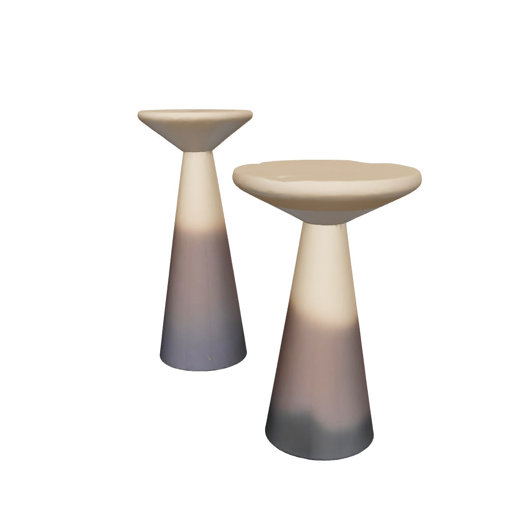 Best Quality Set of 2 Brass Side Tables with Ombre Antique Brass FinisheUsed for Living Room Drawing Room Home Bar Living Room