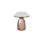 PurelyFeel Nordic Ash Solid Wood Dining Table Cream Wind Rock Board Dining Table and Chair Combination Rectangular Dining Table