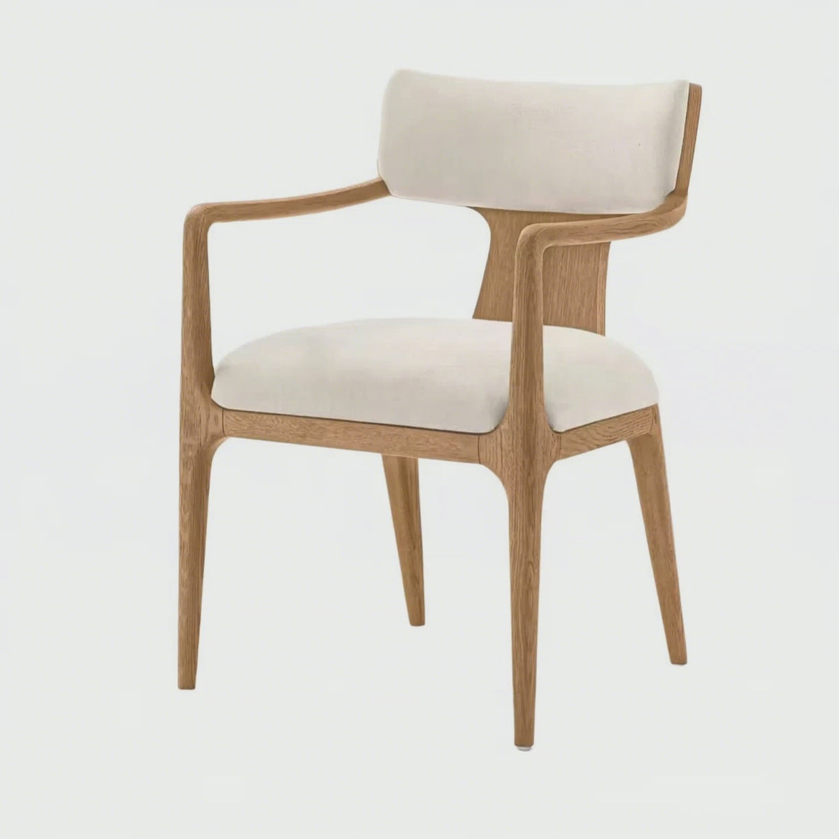 Sassanid OEM New Arrival Harmonious Design American Dining Room Ligne Fabric Dining Armchair