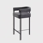 WISEMAX FURNITURE Modern Luxury bar Chair Restaurants Counter Optional Fabric Height bar Chair bar Stools for Dining Room