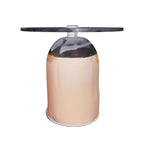 Minimalist Cream Glass Coffee Table Set Modern Home Living Room Furniture Tea Table for Small Apartment