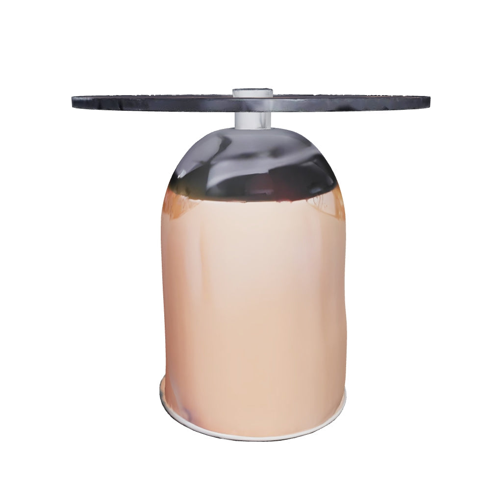 Minimalist Cream Glass Coffee Table Set Modern Home Living Room Furniture Tea Table for Small Apartment