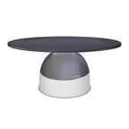 Minimalist Cream Glass Coffee Table Set Modern Home Living Room Furniture Tea Table for Small Apartment
