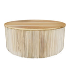 Antique Scandinavian Minimalist Oak Coffee Table Creative Classic Design for Home Living Room for Small Households