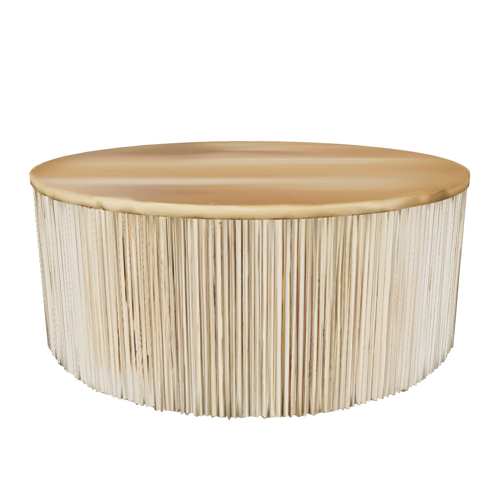 Antique Scandinavian Minimalist Oak Coffee Table Creative Classic Design for Home Living Room for Small Households