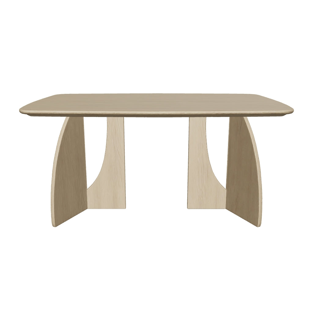 Wooden Rectangle Table for 6 People High-end Dining Table Set Custom Export Hotel Restaurant Furniture